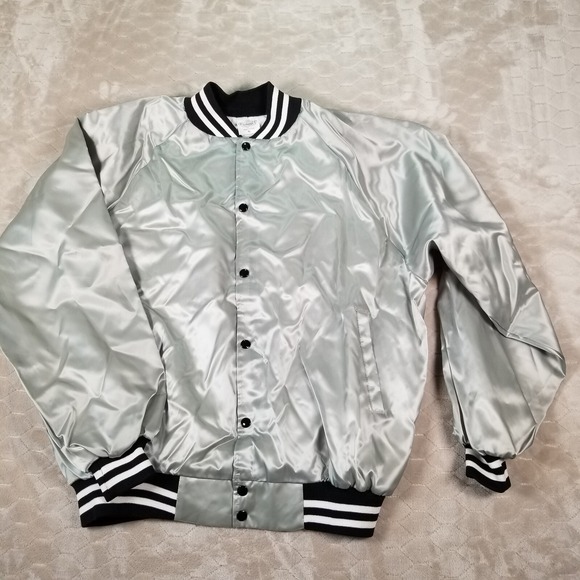 VTG Auburn Sportswear Satin Jacket - Sz XL - Hollywood 50th Marilyn Monroe